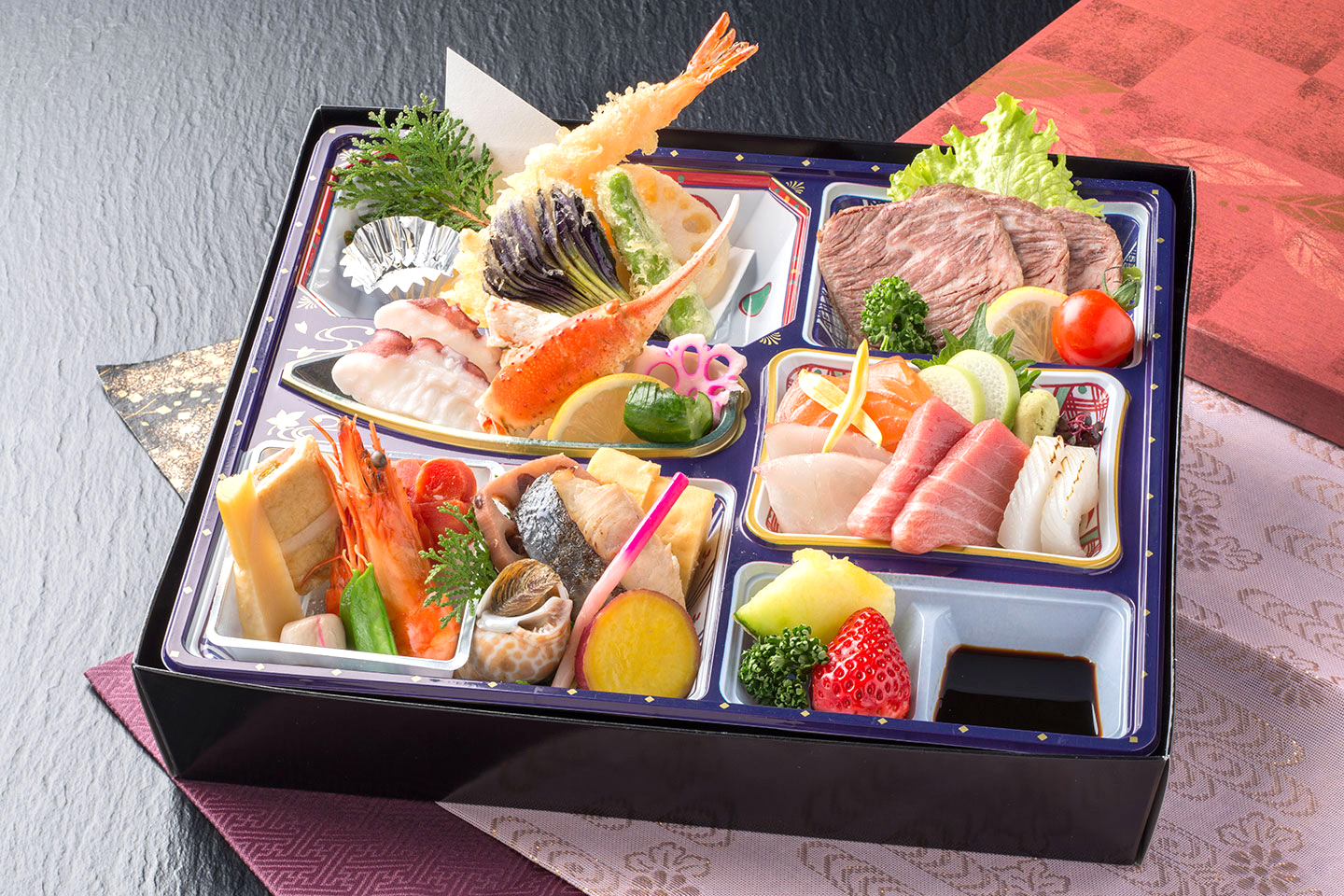 しん　お膳 №221お持ち帰り箱会席膳 | 滋賀県、甲賀市で仕出し・割烹・出前